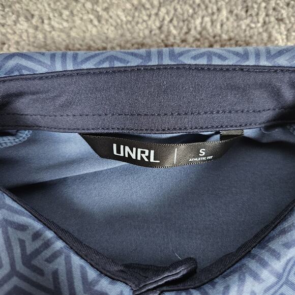 UNRL x Barstool Sports Shirt Men’s Small Golf Polo Tessellation Athletic Fit - Picture 3 of 9